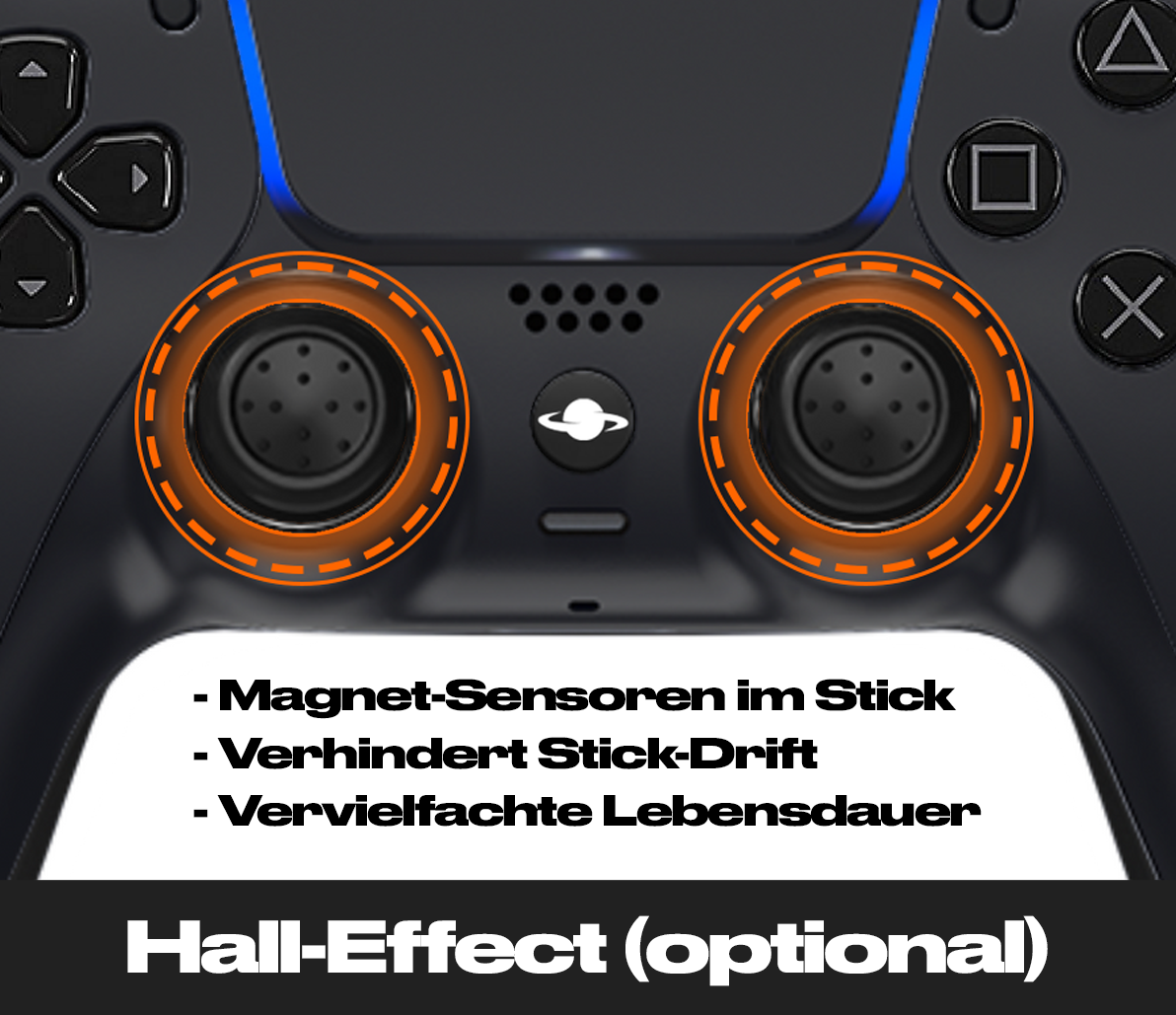 PS5 Custom Controller 'Transparent Rot'