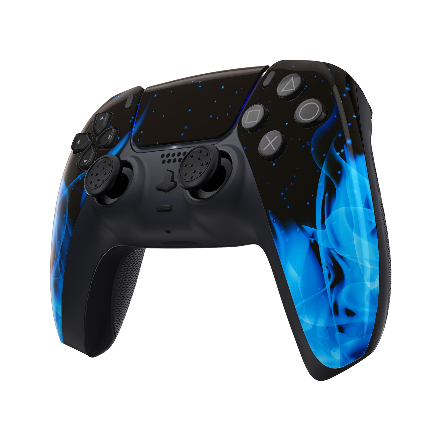 PS5 Custom Controller 'Blaue Flammen'